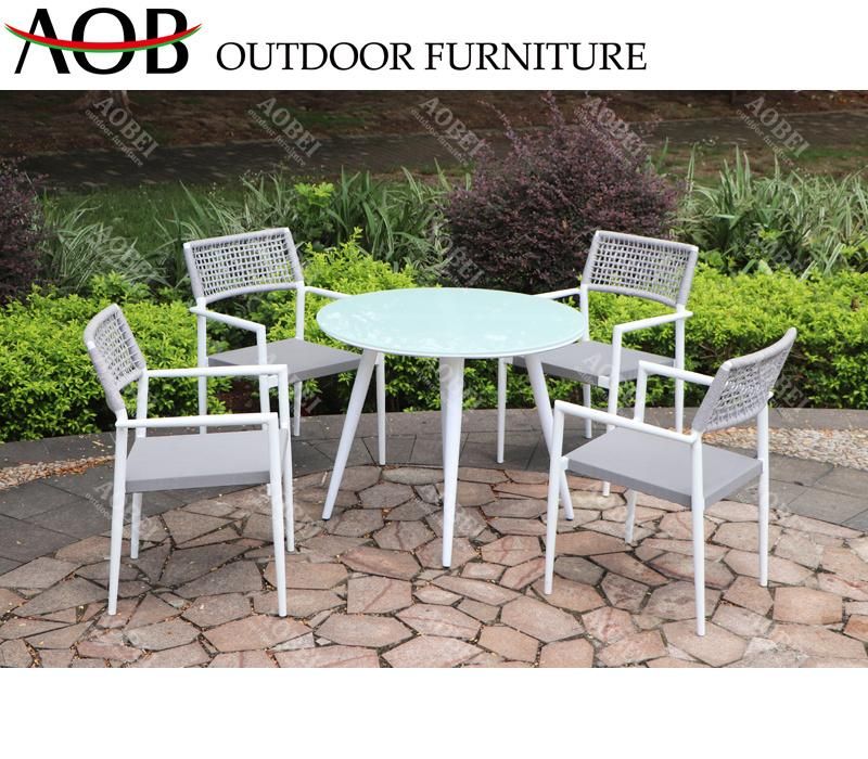 Outdoor Modern Garden Hotel Resort Cafe Restaurant Apartment Villa Bistro Stackable Dining Furniture