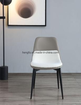 Factory Modern Restaurant Contemporary Furniture Steel Leather Dining Chairs