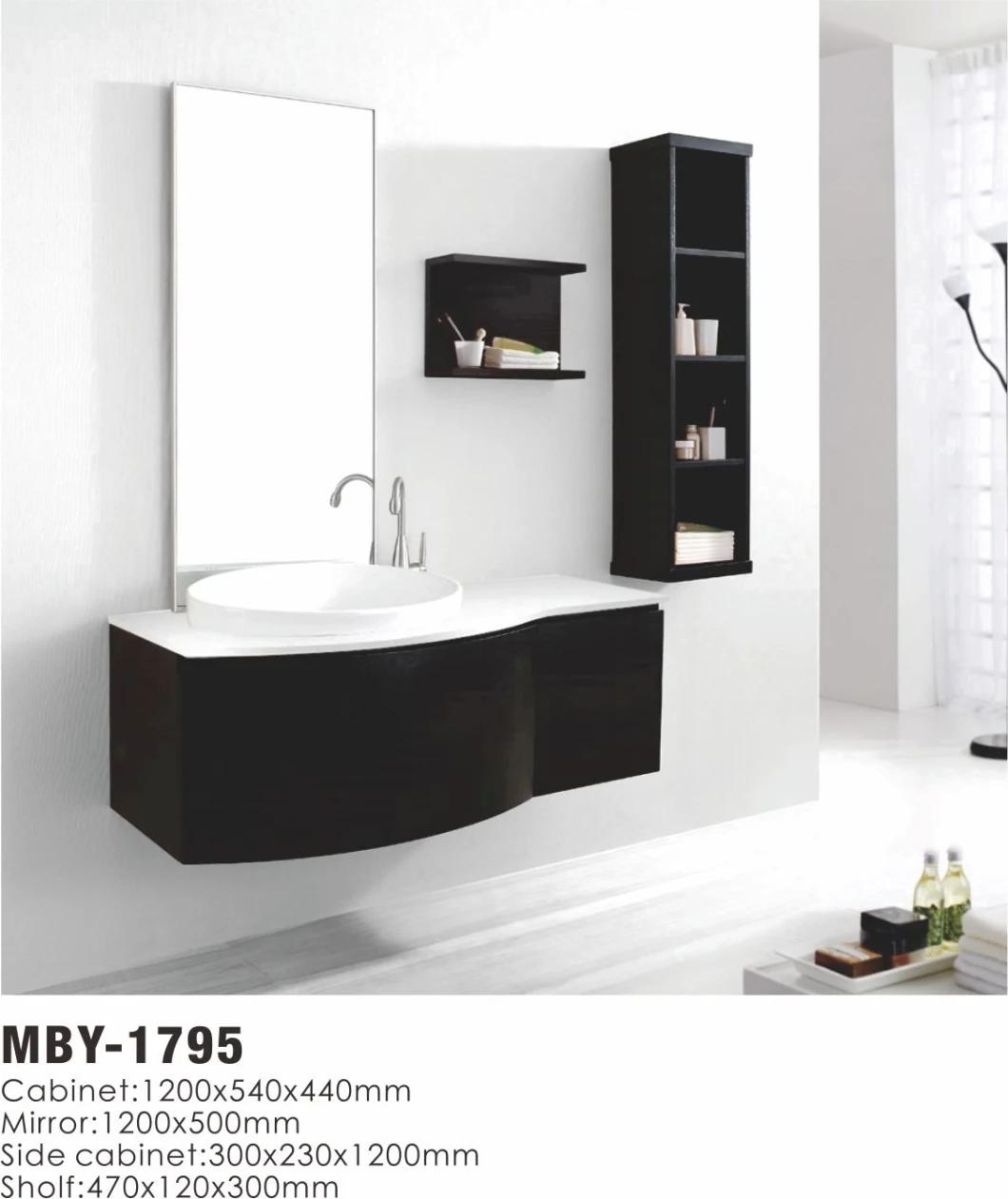 Wall Melamine Bathroom Cabinet with LED Mirror