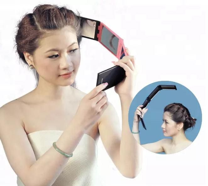 Small Cosmetic Travel Foldable Portable Four Ways Pocket Mirror for Makeup