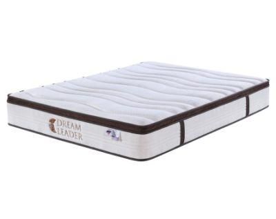 Modern Design Full Size Euro Top Pocket Spring Natural Latex Mattress