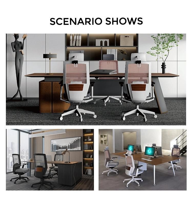 Free Sample Modern Executive Office High Back Ergonomic Swivel Mesh Fabric Seat Office Chair