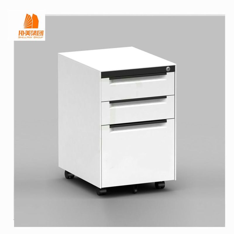 3 Drawer Modern Office Mobile Pedestal, Mobile File Cabinet, Office Furniture