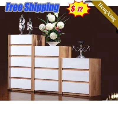 Modern Wooden Style Kitchen Home Hotel Living Room Bedroom Furniture Storage Drawers File Shoe Cabinet