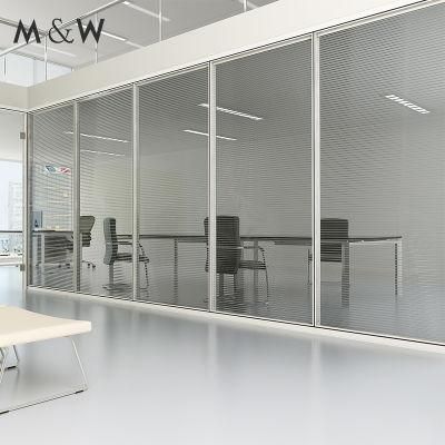 Factory Direct Sale Manufacture Partition Indoor Glazed Wall Soundproof Price Clear Glass Office Furniture