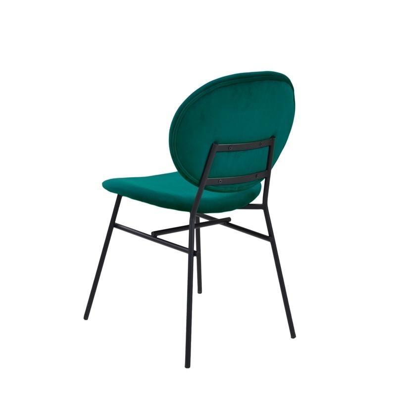 Wholesale Home Furniture Green Velvet Fabric Modern Design Dining Chair