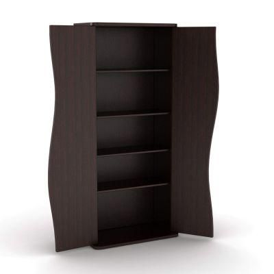 Media Storage Cabinet - Holds 198 CDS, or 88 Dvds or 108 Blu-Rays, 4 Adjustable and 2 Fixed Shelves 83035729 in Espresso