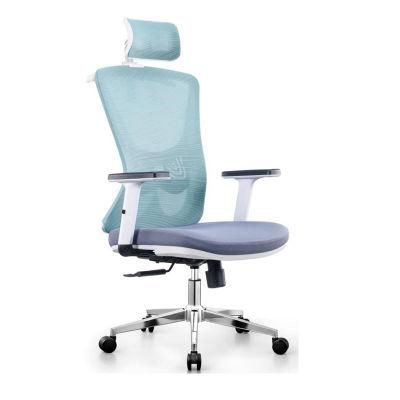 Modern Adjustable Armrest Convenient Aluminum Base Office Chair