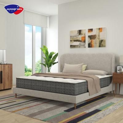 Quality Sleep Well Rolled Twin Single King Full Size Mattresses High Density Gel Memory Rebonded Foam Spring Mattress