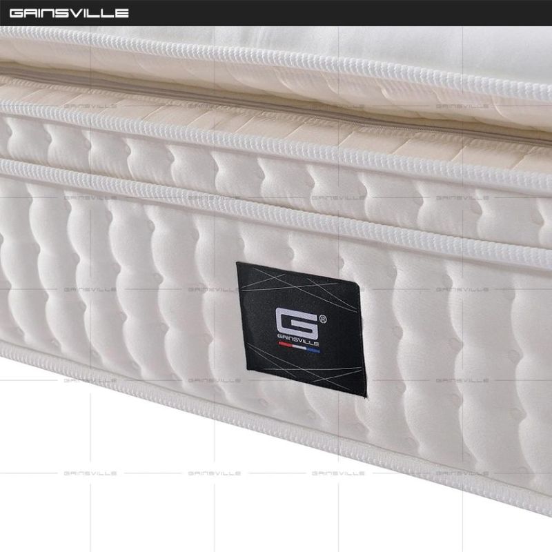 Colchones High Resilience Queen Pocket Coil Spring Bed Mattress in a Box