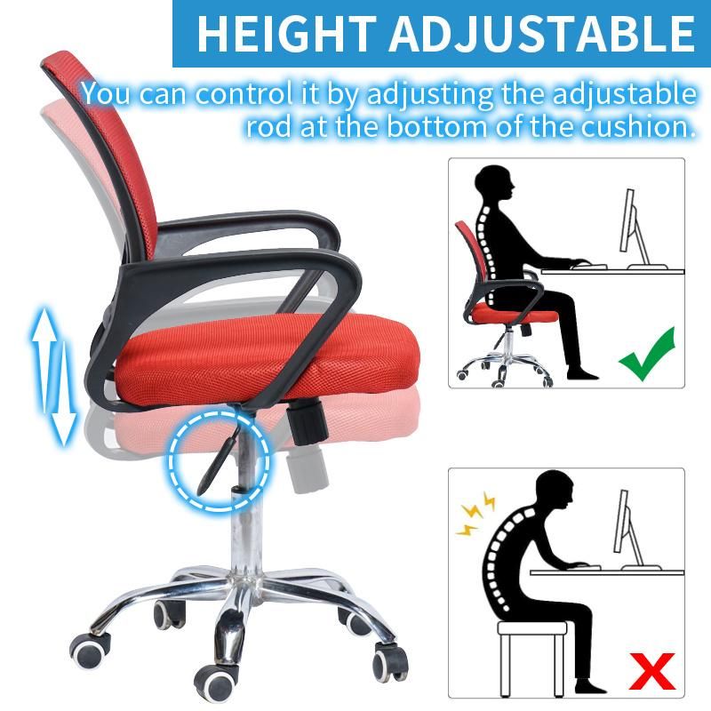 Hot Sale Cheap 360 Degree Swivel Red Adjustable Ergonomic Mesh Office Chair