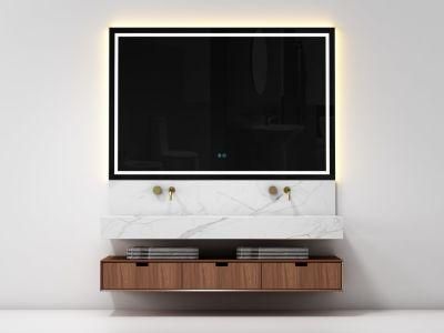 The Hotel Modern Light Luxury Multi-Mirror Rock Plate Board Countertop Bathroom Vanity Cabinet