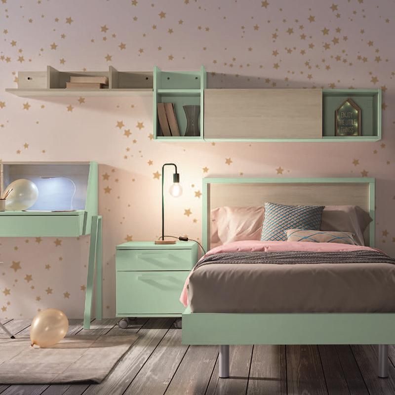 Fashion and Modern Single Kids Bed Children Home Furniture Kids Bedroom Furniture