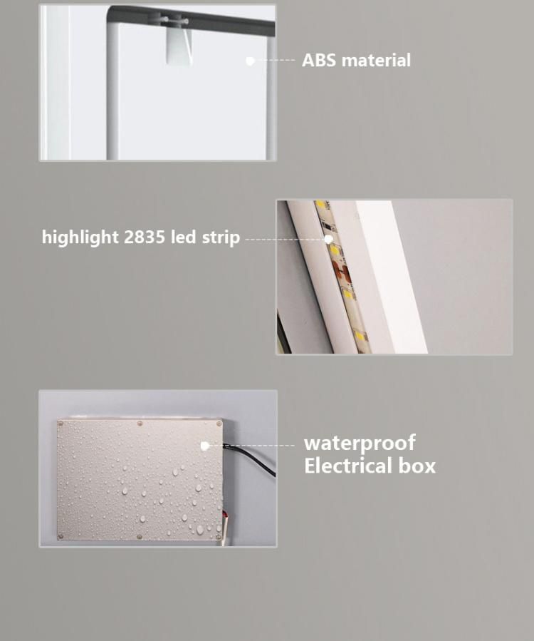 Home Furniture Bathroom Wall Smart Mirror with Unique DOT Light