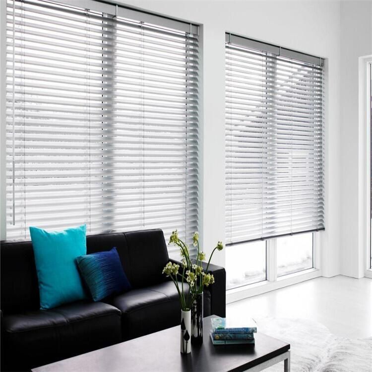 Indoor Outdoor Manual 25mm Slats Aluminum Venetian Blinds Factory Ready Made Aluminum Blinds