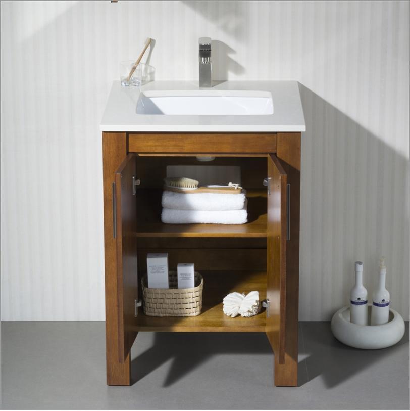 Modern Bathroom Cabinet with Ceramics Top