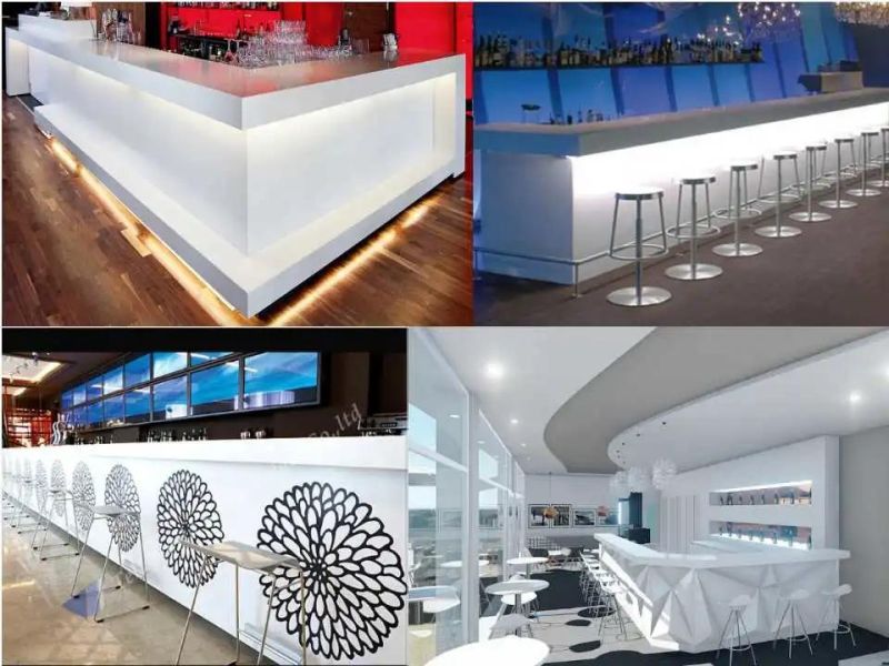 Prefab Bar Furniture Bar Counter for Night Club Contemporary Modern Bar Lounge