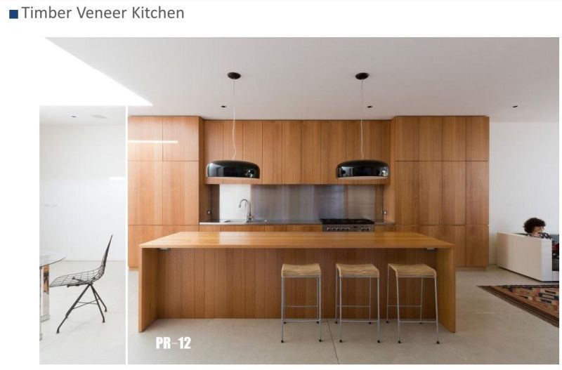 New Design Modern Solid Wood Kitchen Cabinet