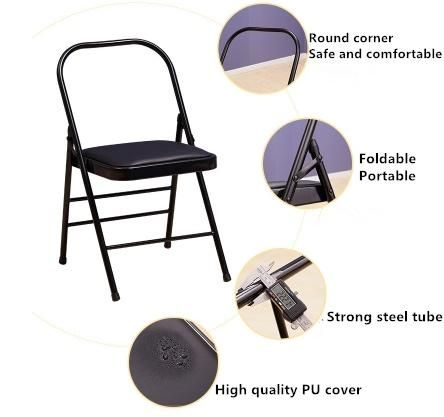 Wholesale Made in China Backless Metal Folding Meditation Yoga Chair