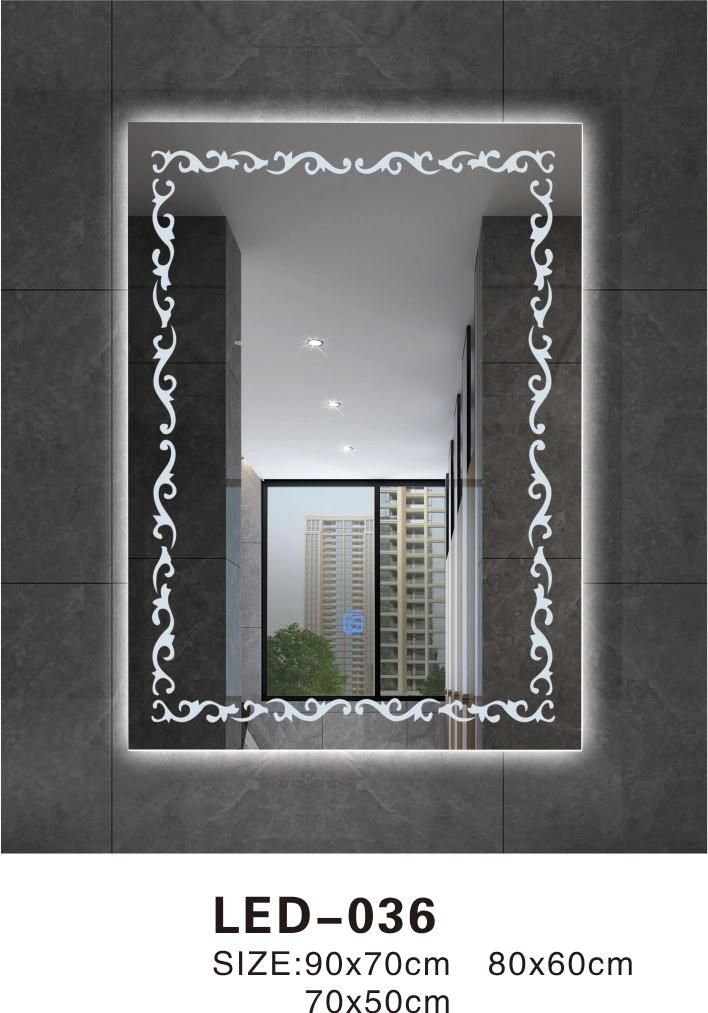 New Design Luxury Illuminated Bathroom LED Mirror Wholesale