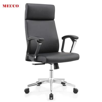 Genuine or PU Leather High Back Fixed Armrest Stable Quality Wholesales Leather Chair