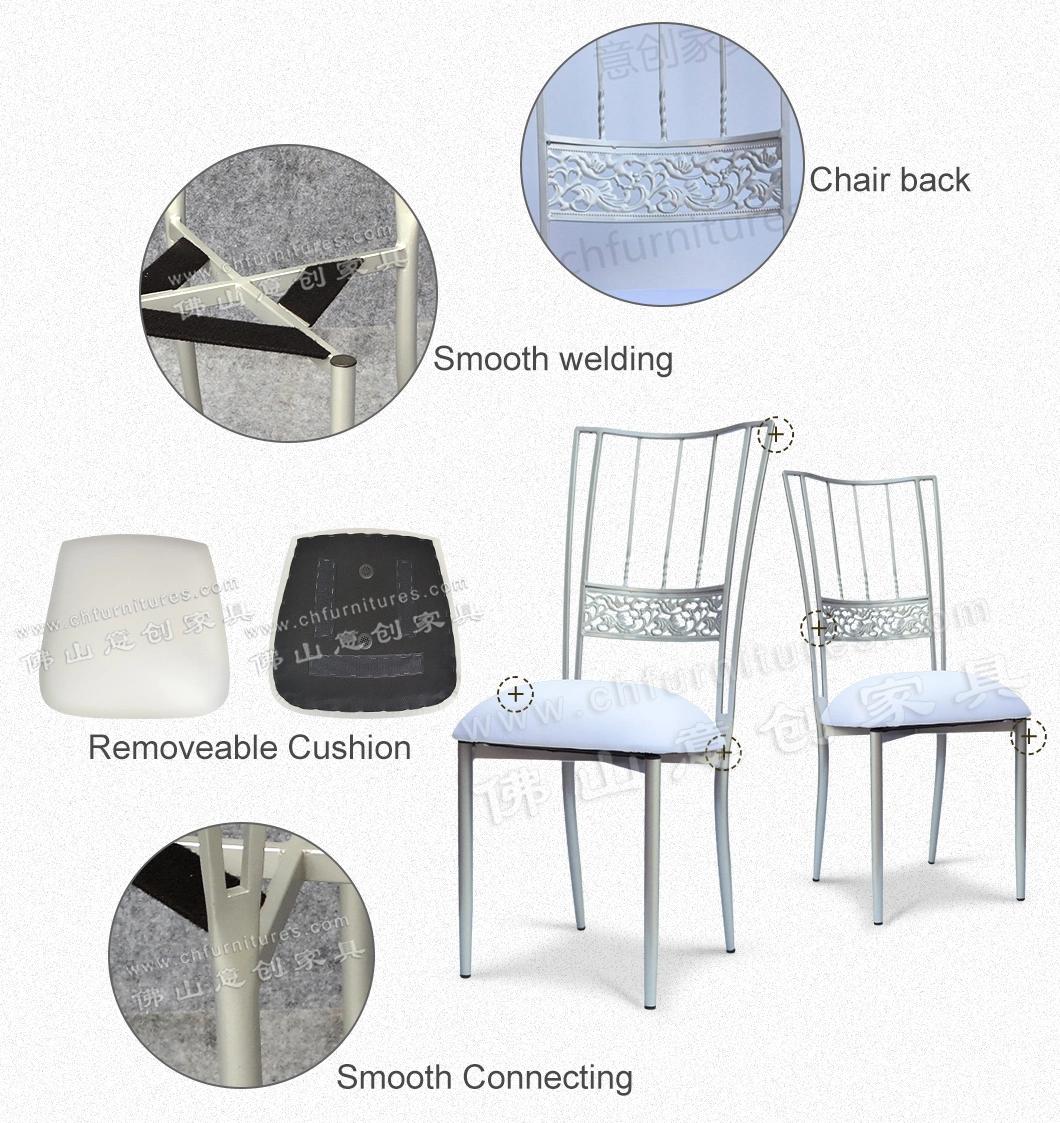 Yc-A51-01 Modern Cheap Used Rental Luxury Silver Foshan Banquet Chair