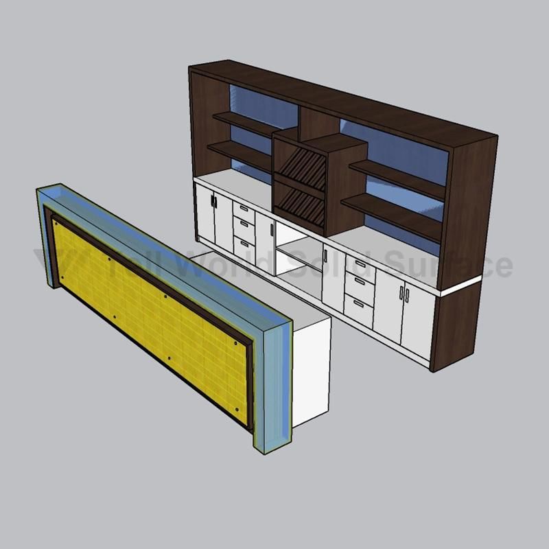 Newly Design Counter Bar Furniture LED Bar Counter