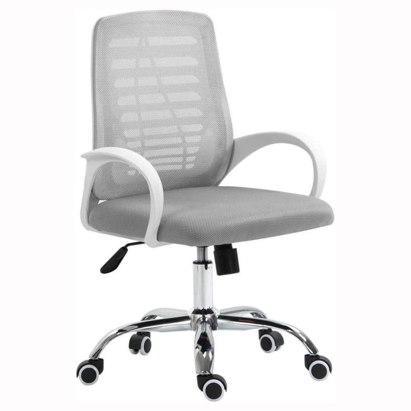 Cost-Effective Black and blue Mesh Office Chair with Folded Armchair for Home Meeting