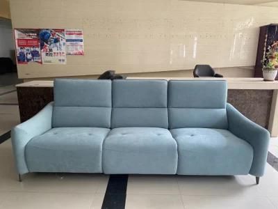 Small Apartment Living Room Bedroom Couch Design 3 Seater Fabric Sofas