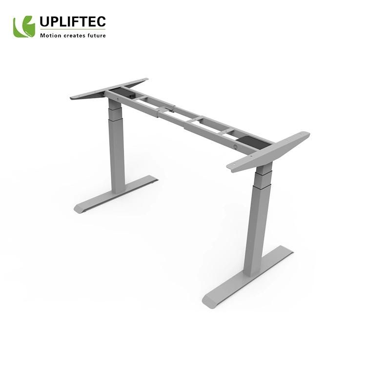 Electric Height Adjustable Standing Desk Frame Single Beam Simple Sit Stand Computer Desk Office Furniture