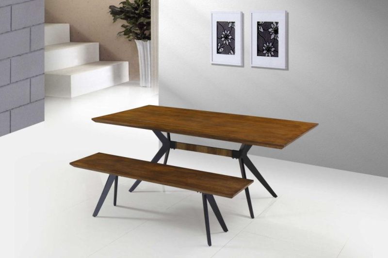 Wholesale Customized Modern Furniture Ceramic Top Extendable Dining Table for Metal Feet