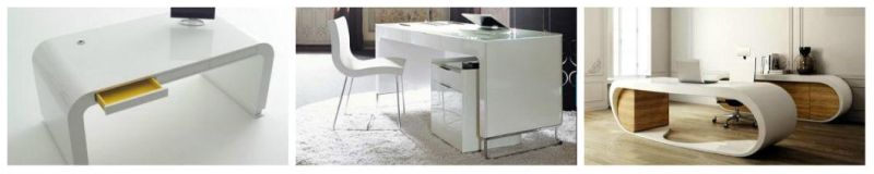 Special Design White Gloss Latest Design Office Desk