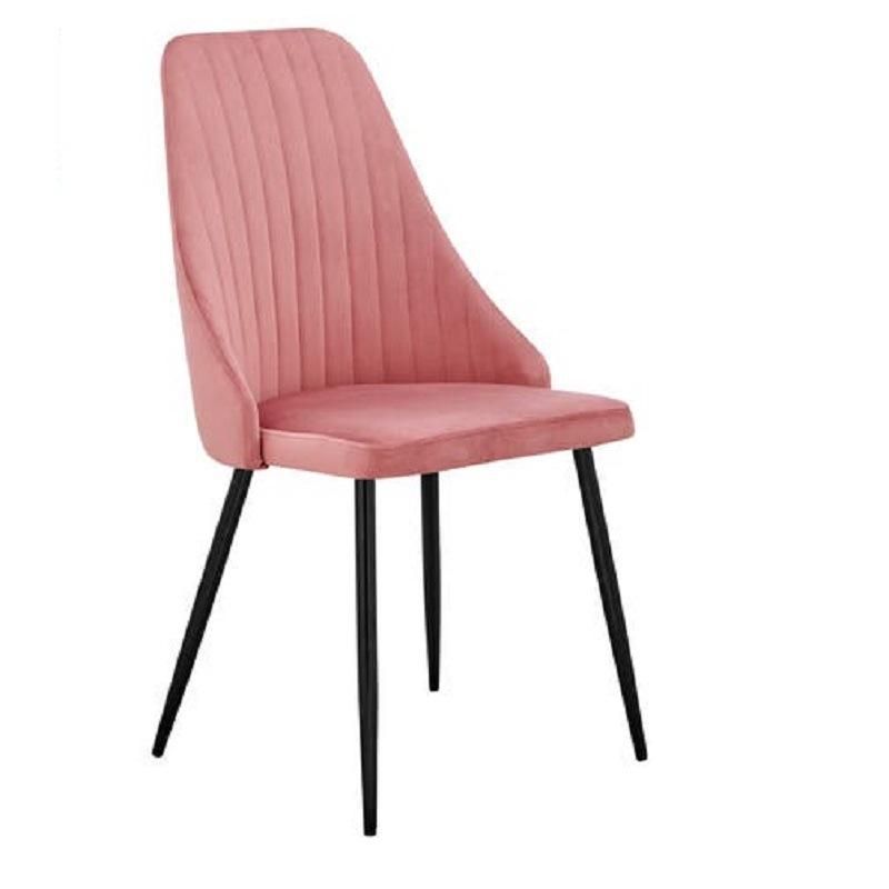 Banquet Restaurant Chair Furniture Wholesale Modern Metal Velvet Fabric Upholstered Hotel Dining Chair Dining Room Chair