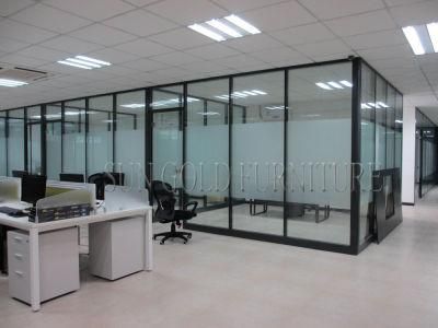 Floor to Ceiling Fosted Glass Modern Demountable Office Partition (SZ-WS577)