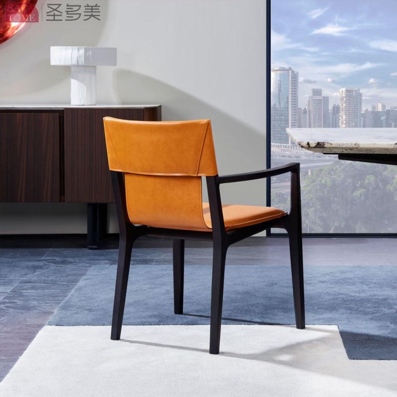 Modern Hot Selling Leather Furniture Dining Chair