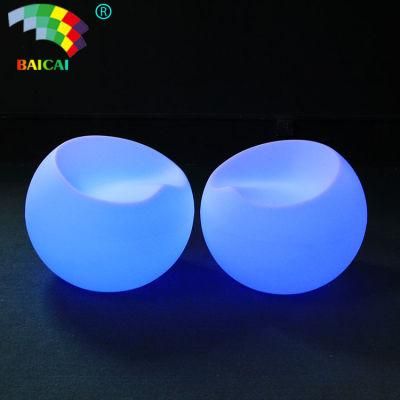 LED Illuminated Chair / Lounge Chair / LED Apple Chair