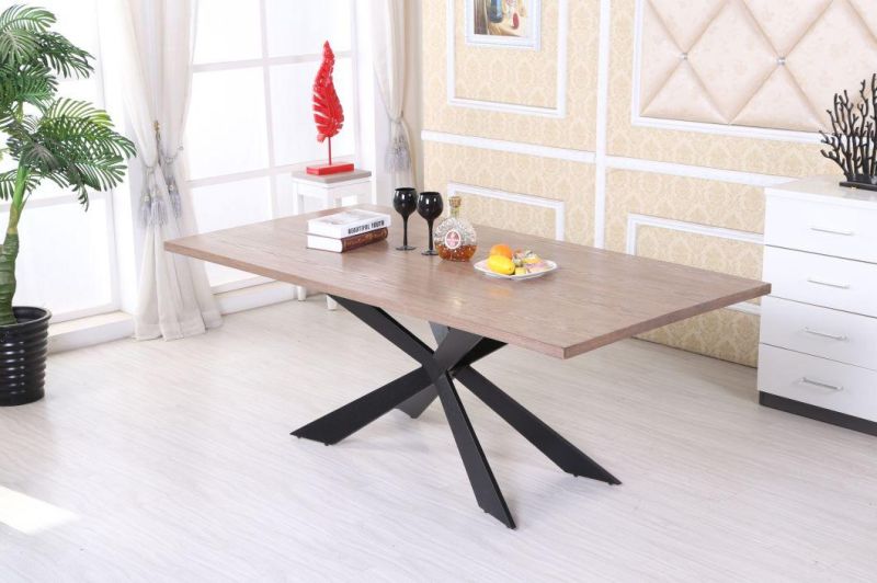 Modern Living Room Dining Room Furniture Table Sets MDF Top Wooden Dining Tables Restaurant Home Furniture