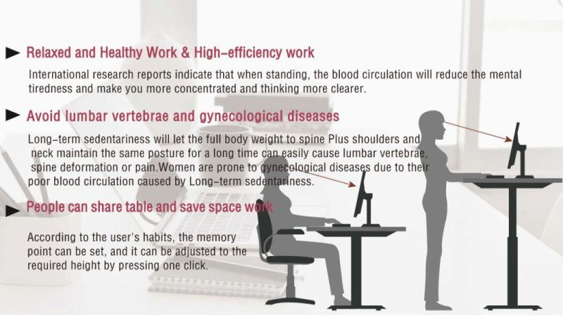 Stand up Computer Desk Office Bracket Intelligent Adjustable Automatic Electric Lifting Table Desktop Table Home Standing Desk