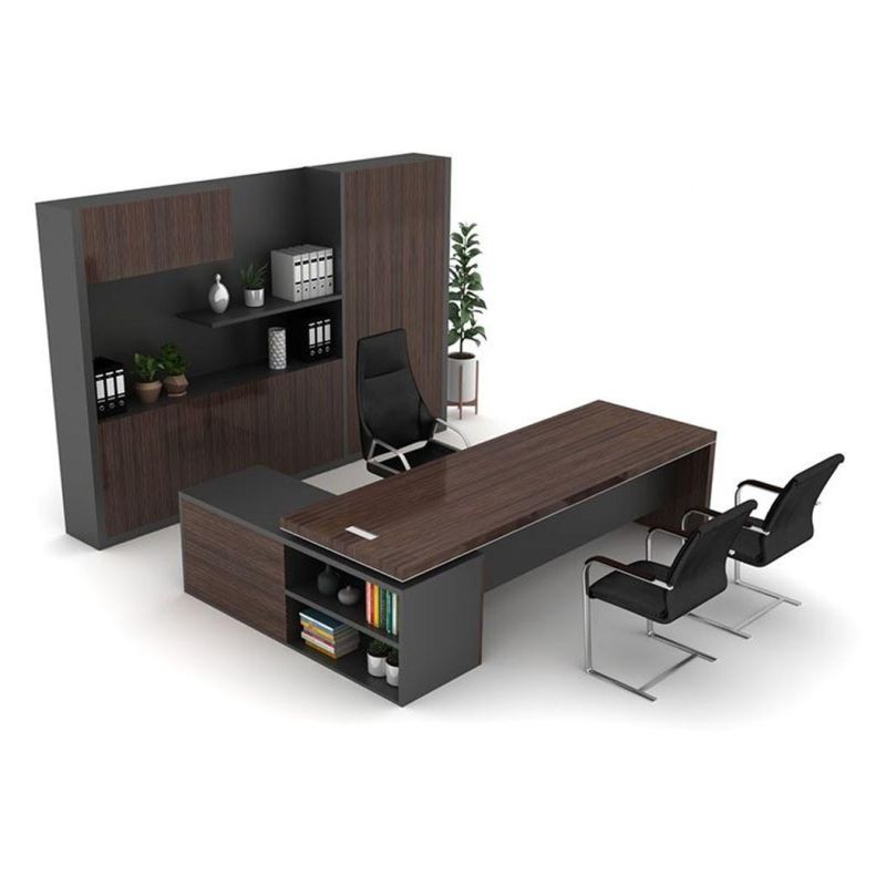 Office Desk Custom Furniture Factory Melamine Boss Executive Office Desk