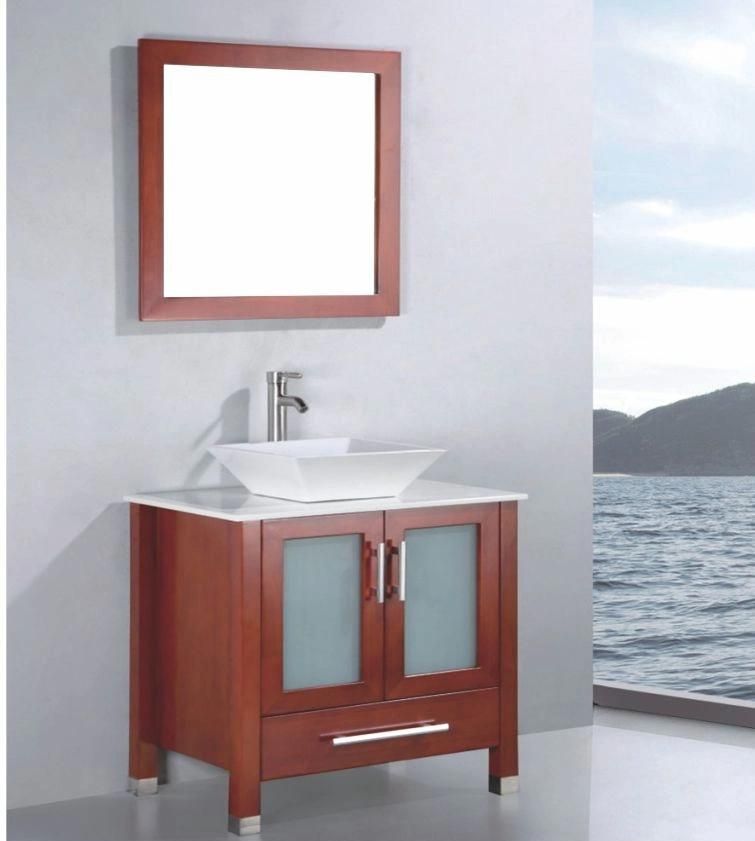 Continuous System Bathroom with Mirror Modern Furniture Simple Bathroom Vanity