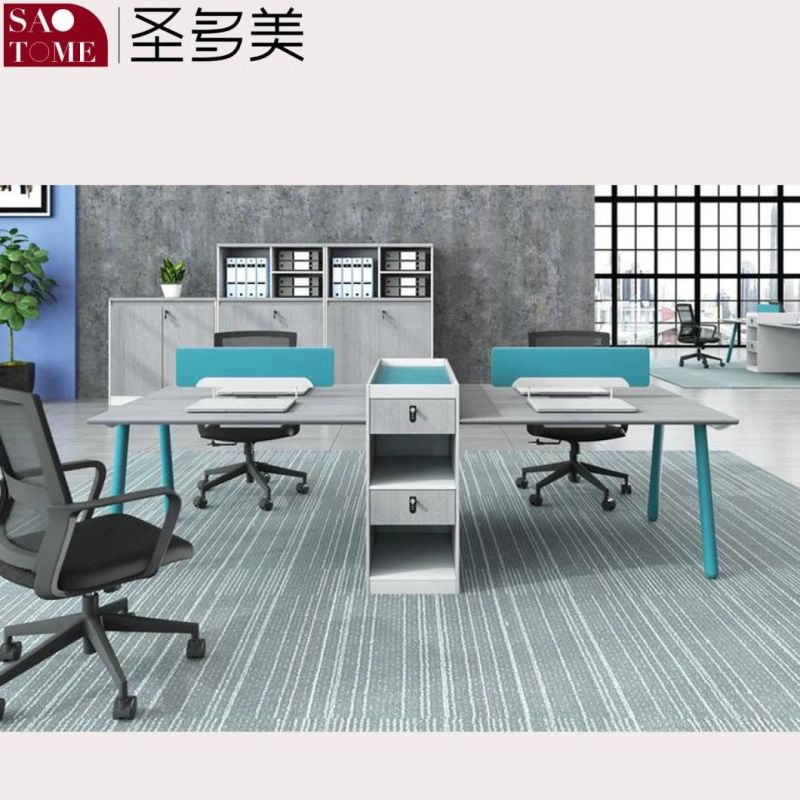 Modern Foshan Factory Office Furniture Computer Desk Single Seat Office Desk