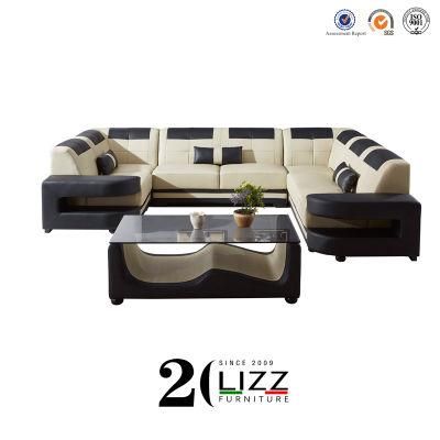 Australia Modern Living Room Leather Furniture Sectional Sofa Lounges