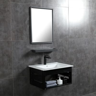 Cheapest Price Wall Hung Basin Vanity Cabinet with Mini Size (60A)