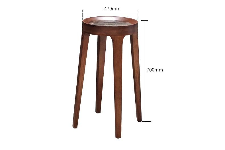 Hotel Round Natural Marble Coffee Side Table