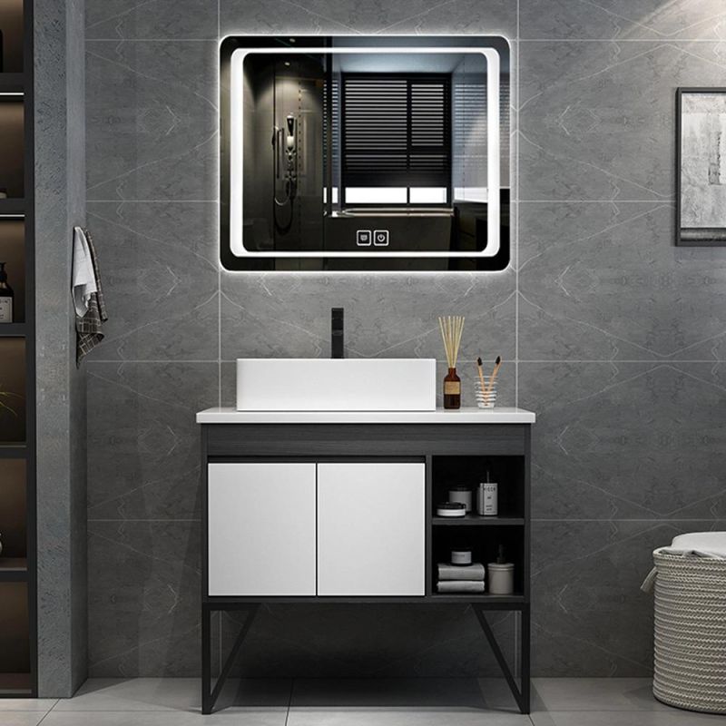 Bathroom Furniture New Classic Furniture Bathroom Vanities LED Mirror Cabinet