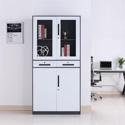 Steel Wardrobe Design Swing Door Filing Modern 2 Cupboard Cabinet