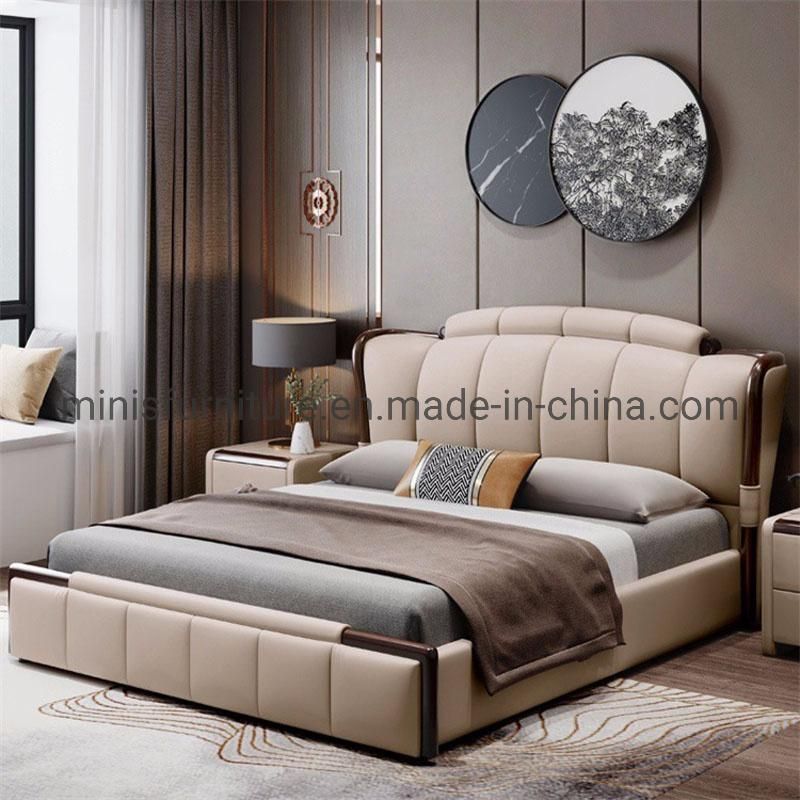 (MN-MB106) Home Bedroom Furniture Modern King/Queen Size Bed