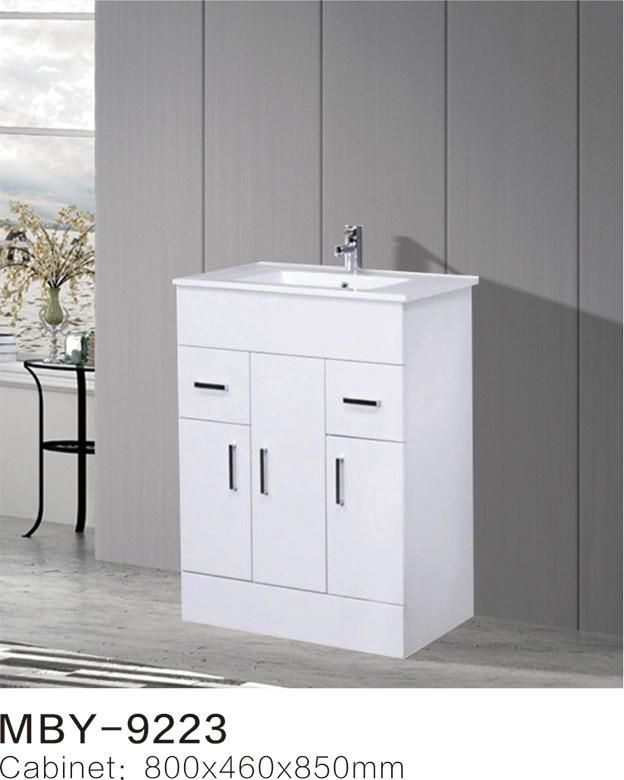 White MDF Bathroom Cabinet