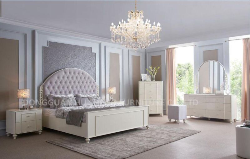 Hot Sale Modern Simple Design Bedroom Bed with Compeleted Set