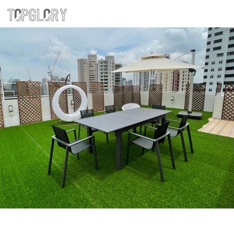 Combination Courtyard Balcony Leisure Rattan Terrace Outdoor Garden Waterproof Sunscreen Chair Dining Table